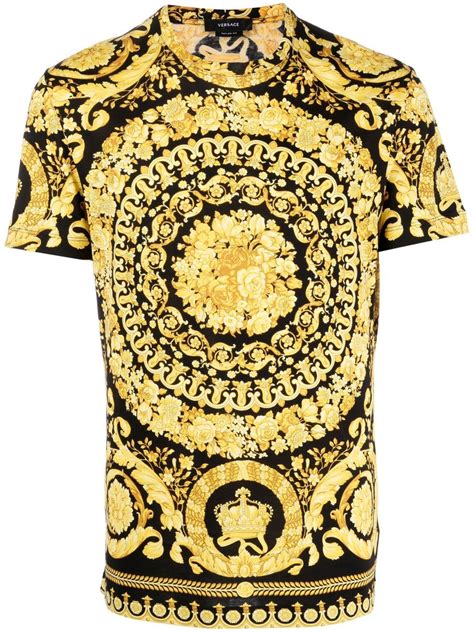 versace barocco print t-shirt